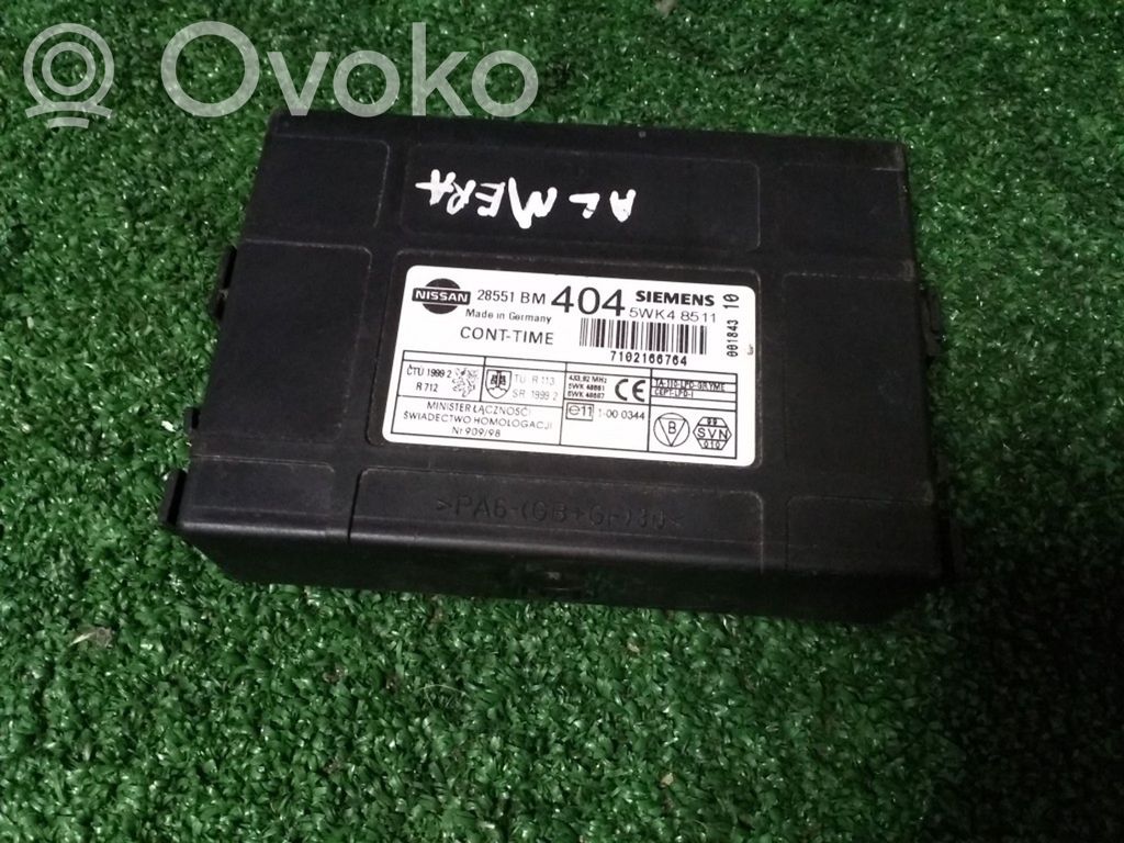 Nissan Almera Tino Comfort/convenience module 
