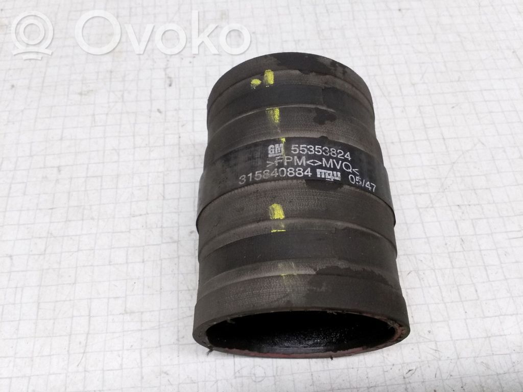 Opel Zafira B Intercooler hose/pipe 