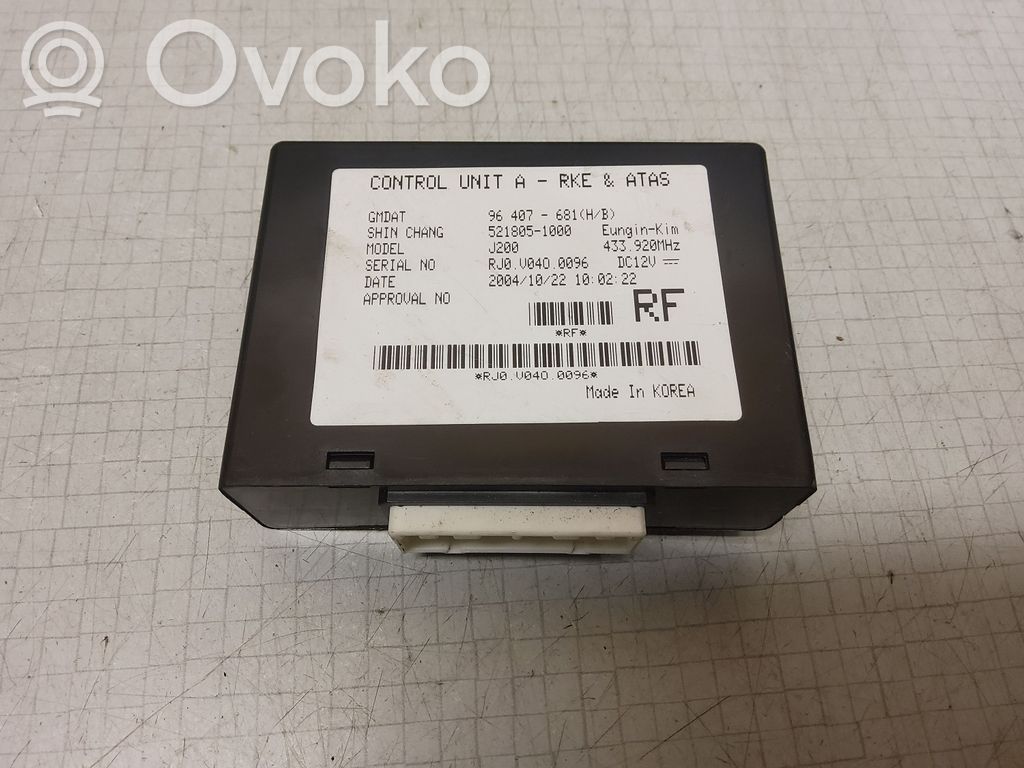 Chevrolet Nubira Other control units/modules 