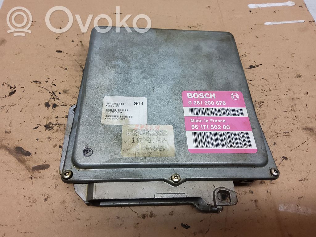 Peugeot 306 Engine control unit/module 