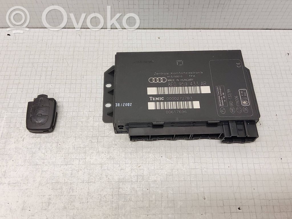 Audi A4 S4 B6 8E 8H Mukavuusmoduuli 