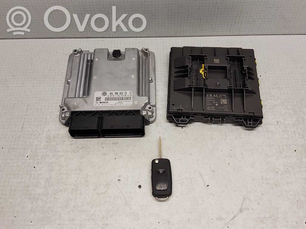 Volkswagen Transporter - Caravelle T5 Engine ECU kit and lock set 