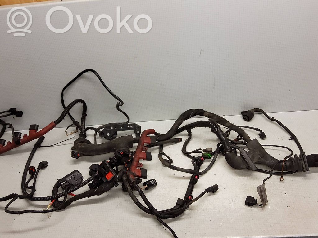 Audi A6 S6 C6 4F Wiązka przewodów silnika 