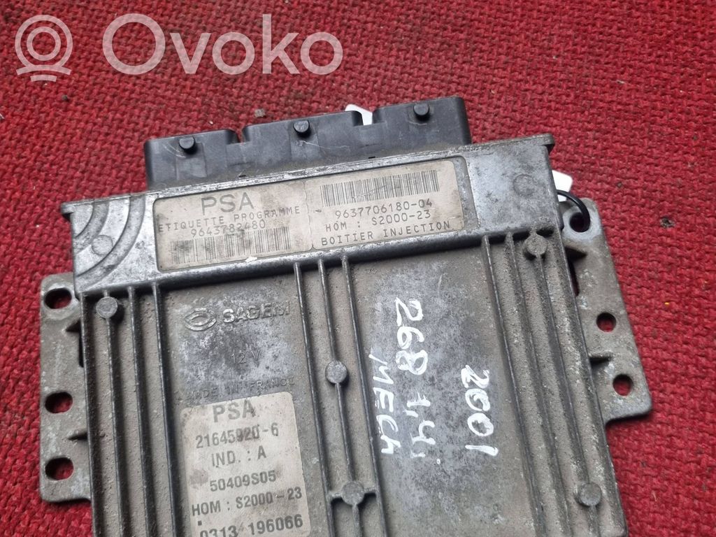 Peugeot 206 Engine control unit/module 