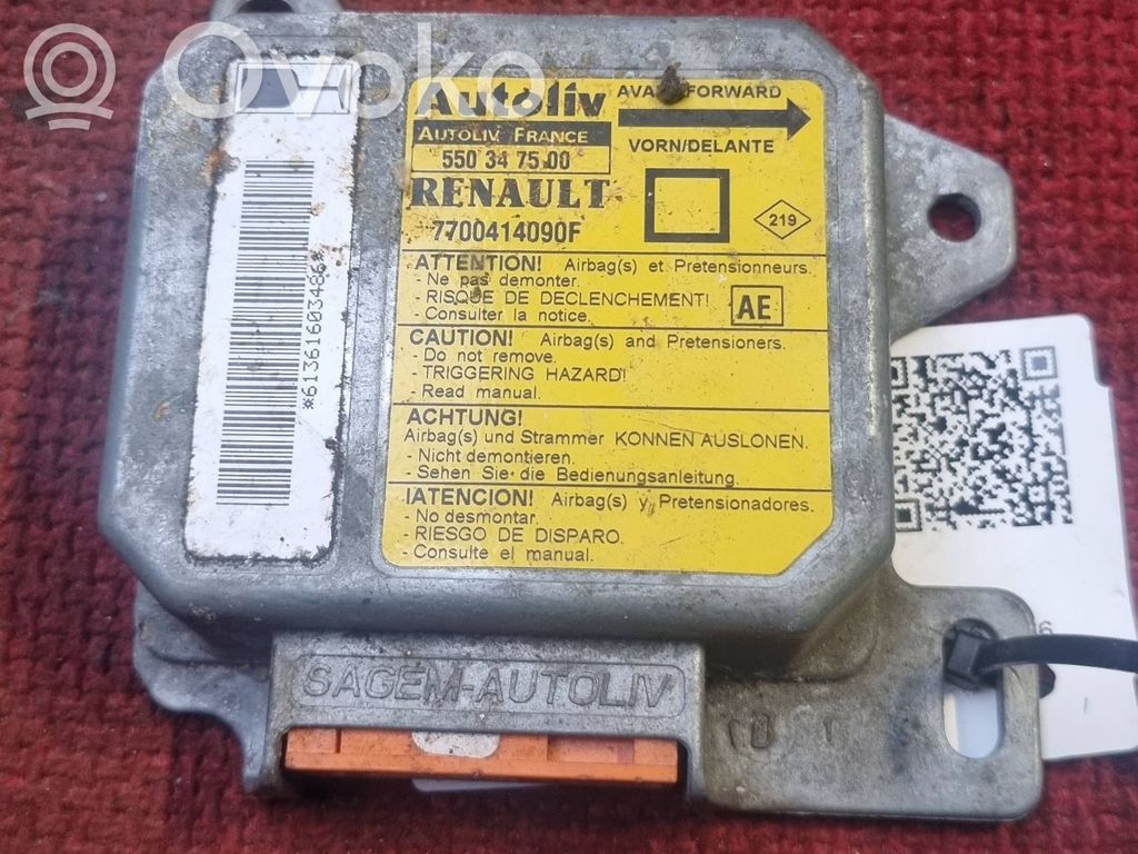 Renault Megane I Airbag control unit/module 