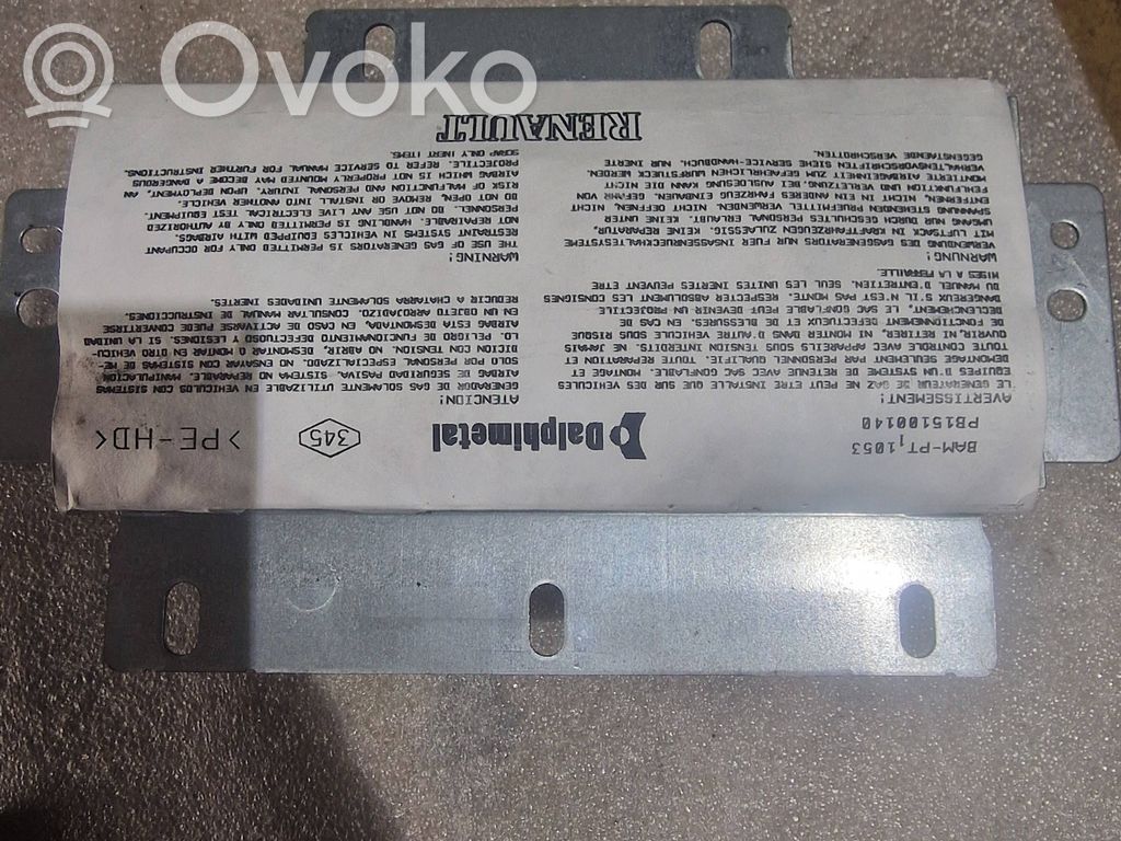 Renault Modus Keleivio oro pagalvė 