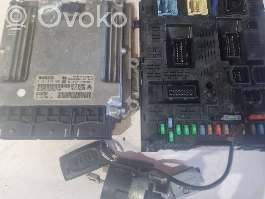 Citroen C5 Engine ECU kit and lock set 