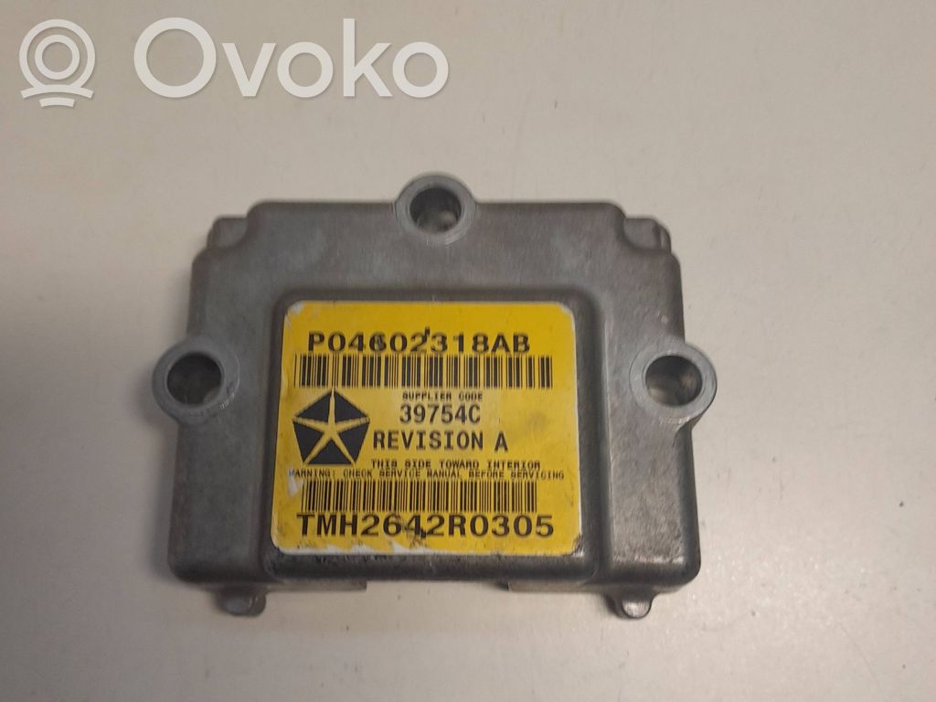 Chrysler 300M Airbag deployment crash/impact sensor 