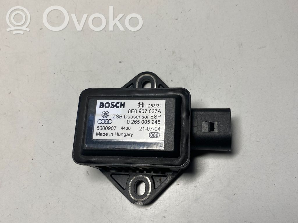 Volkswagen PASSAT B5.5 ESP (elektroniskās stabilitātes programmas) sensors (paātrinājuma sensors) 