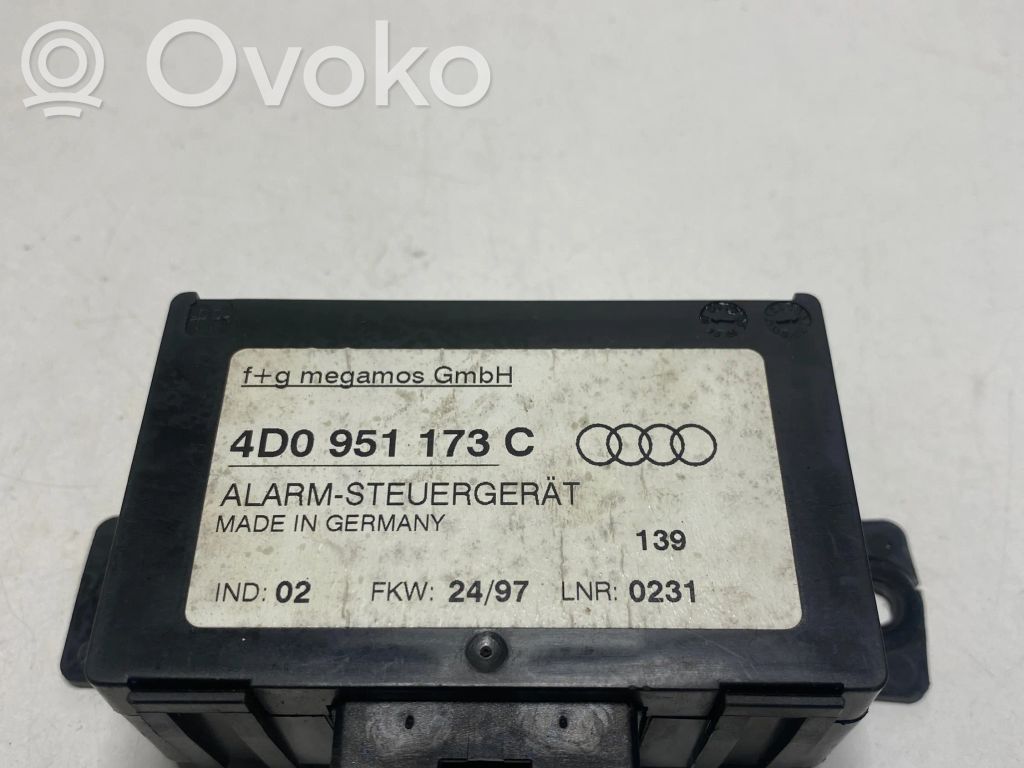 Audi A8 S8 D2 4D Alarm control unit/module 