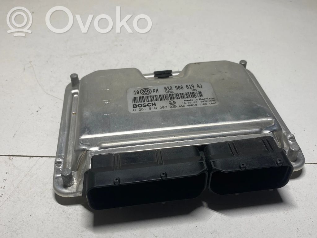 Engine control unit/module   038906019AJ,28SA4602,0281010303