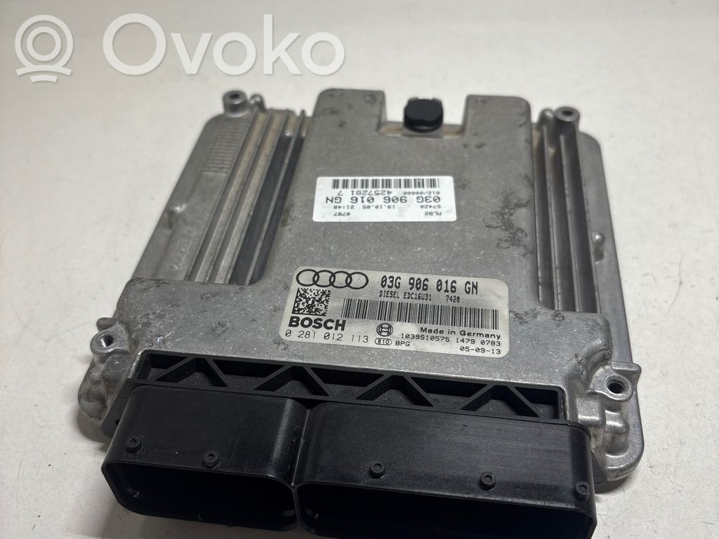 Engine control unit/module   03G906016GN,1039S10575