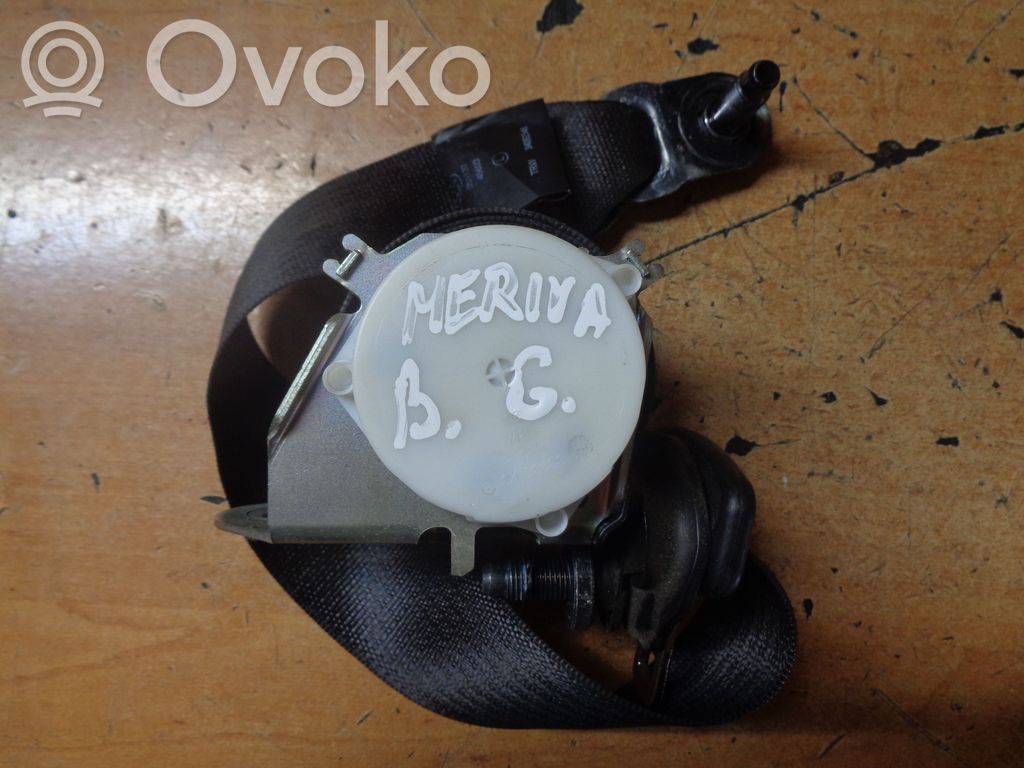 Opel Meriva B Cinturón trasero 