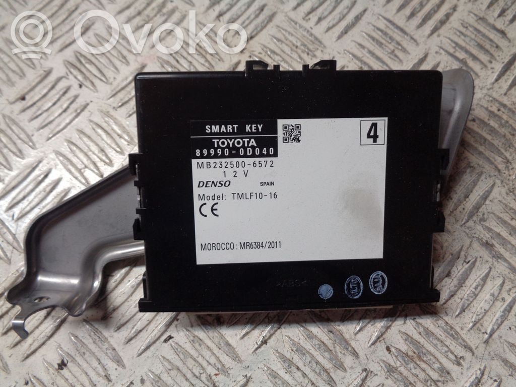 Toyota Yaris Unidad de control/módulo del control remoto 