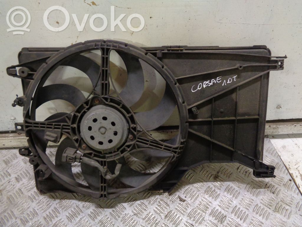 Opel Corsa E Elektrisks radiatoru ventilators 