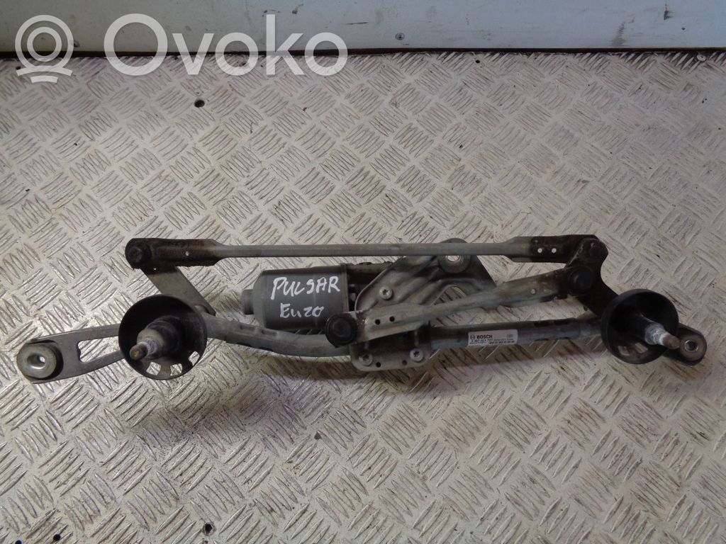 Nissan Pulsar Mechanizm i silniczek wycieraczek szyby przedniej / czołowej 