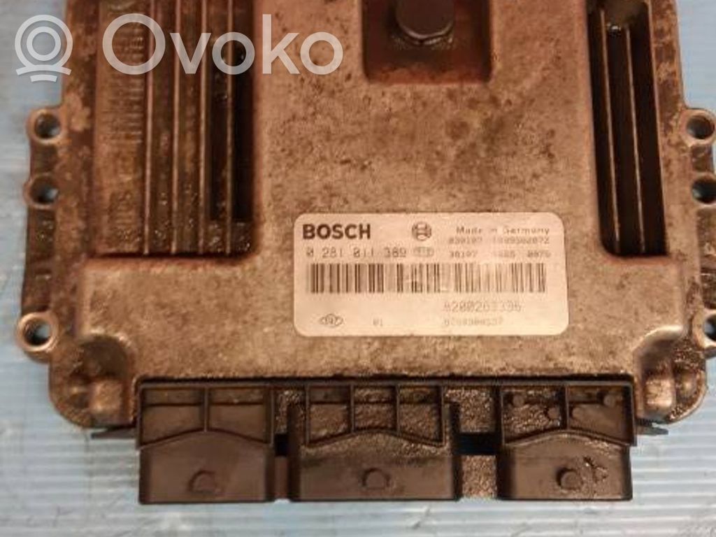 Engine control unit/module   8200263396,1039S02072,0281011389,8200300537