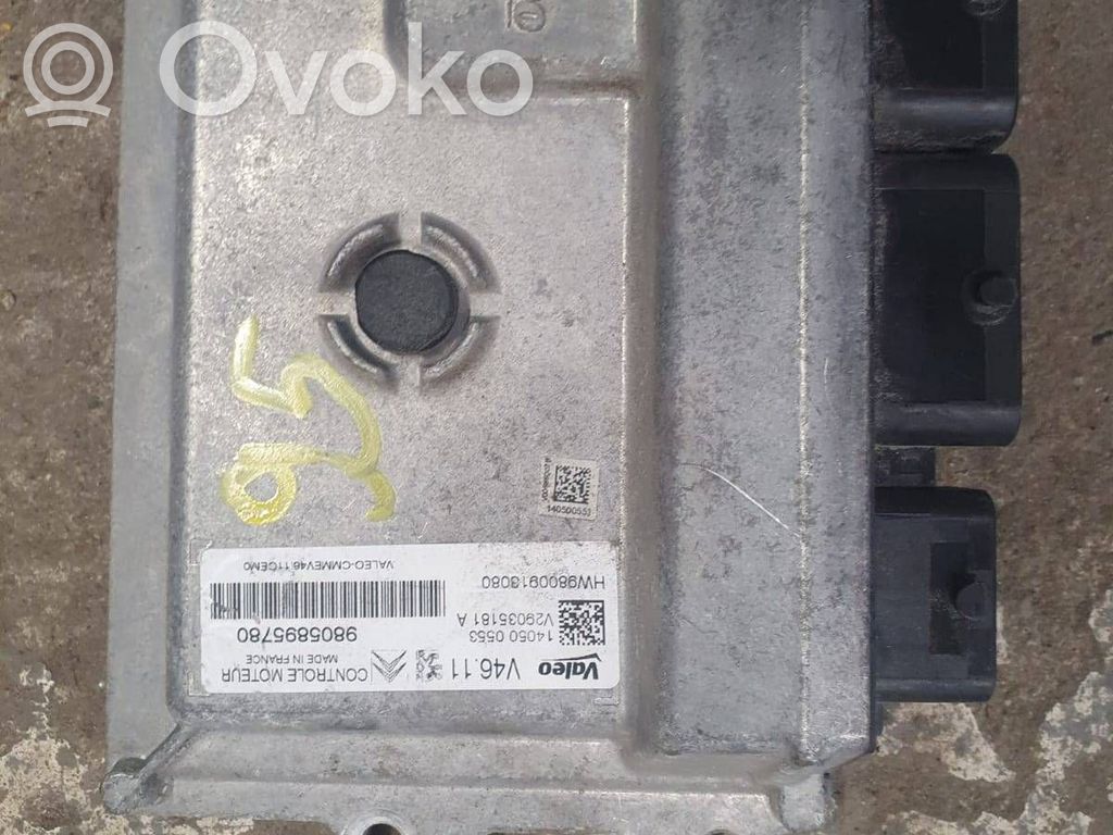 Peugeot 208 I Engine control unit/module 