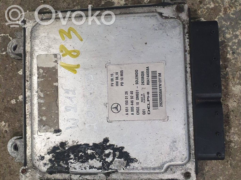 Mercedes-Benz C AMG W204 Engine control unit/module 