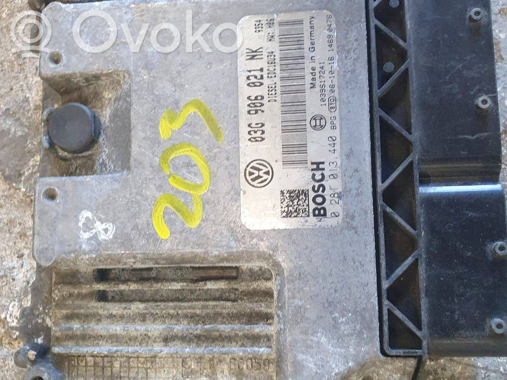 Engine control unit/module   03G906021NK,1039S17241,0281013440