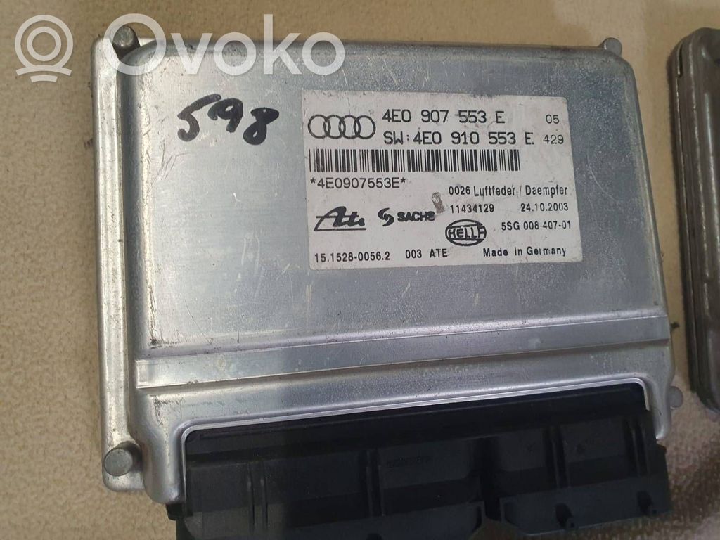 Unidad de control/módulo de la suspensión   4E0907553E,4E0910553E
