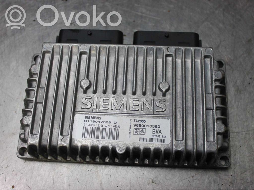 Gearbox control unit/module   9650010580,S118047506D