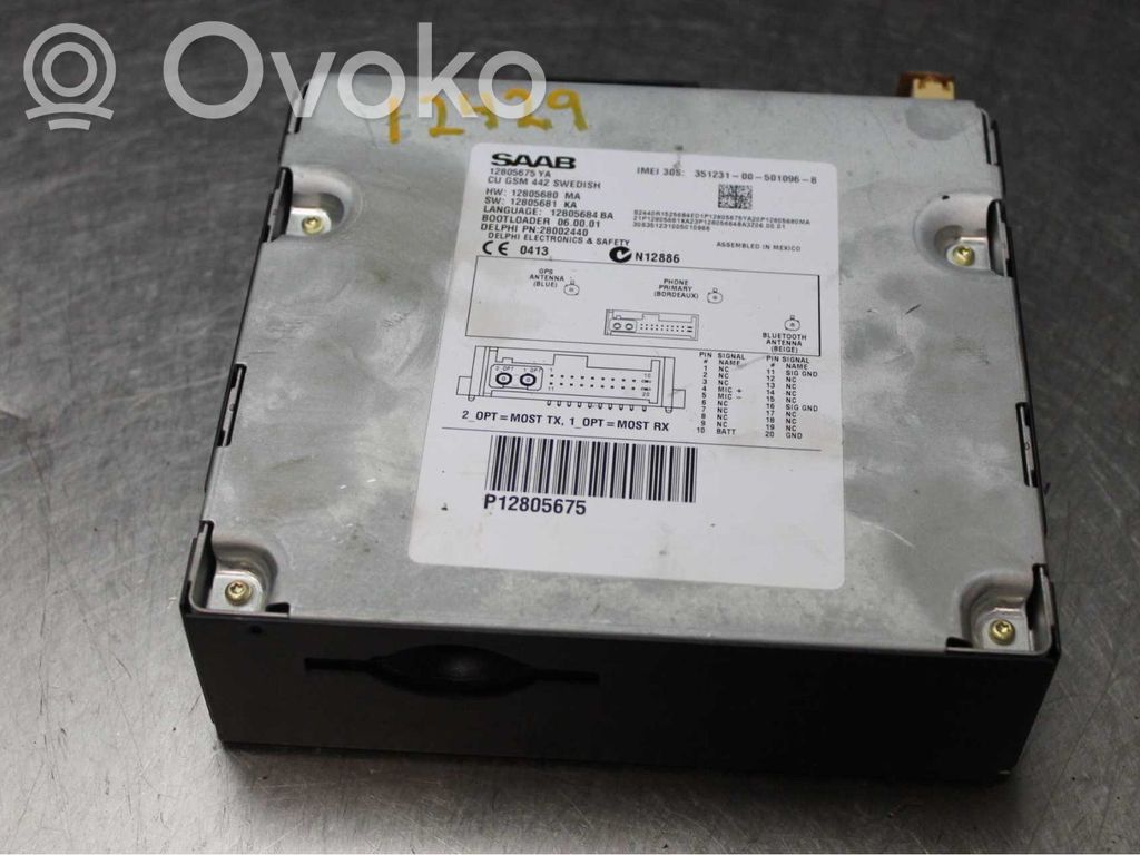 GPS navigation control unit/module   12805675YA,351231005010968