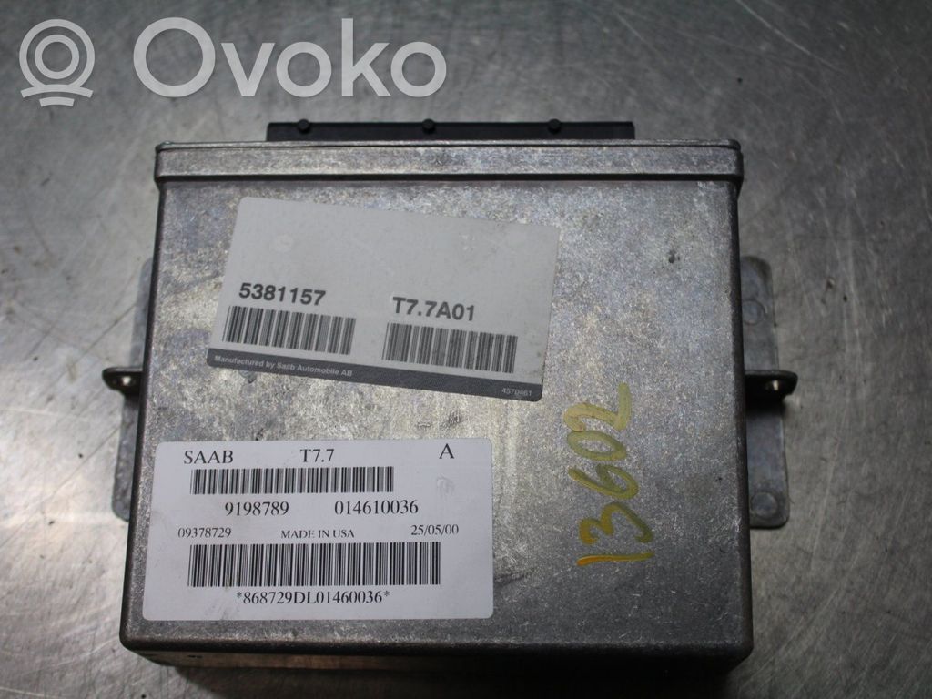 Unité de commande / module d'injection   9198789,014610036