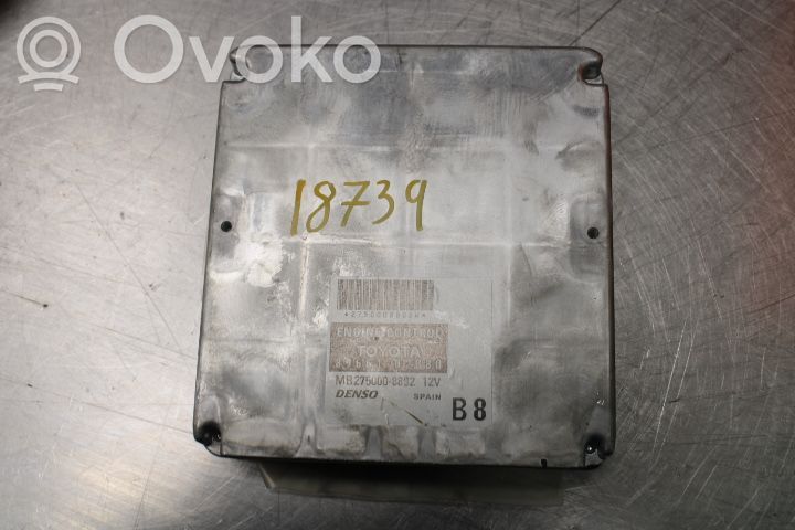 Toyota Corolla E120 E130 Ruiskutuksen ohjainlaite/moduuli 