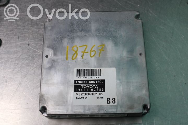 Toyota Corolla E120 E130 Ruiskutuksen ohjainlaite/moduuli 
