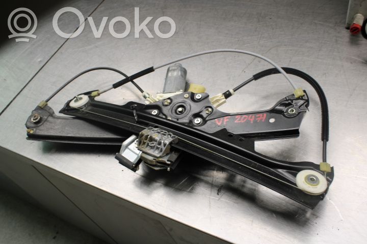 Front door window regulator with motor