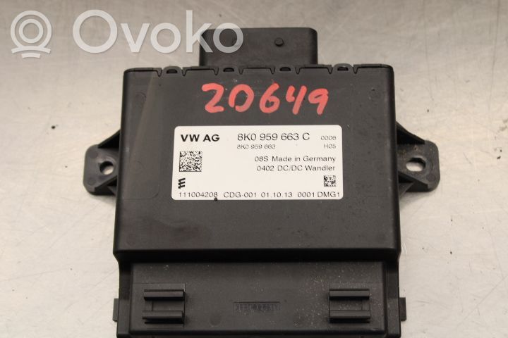 Other control units/modules   8K0959663C