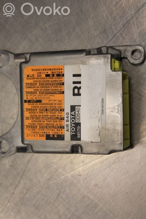 Toyota Yaris Other control units/modules 