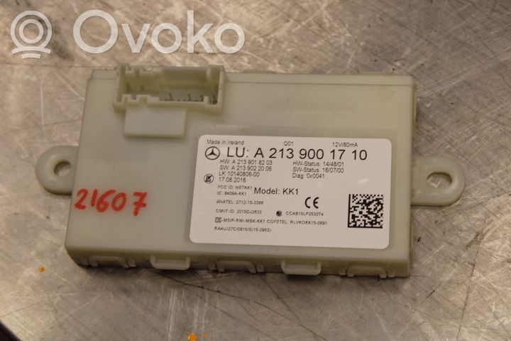 Altre centraline/moduli   A2139001710