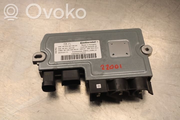 Peugeot 508 II Module de commande marche/arrêt 