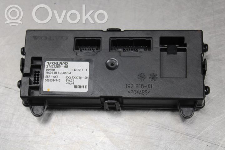 Autres unités de commande / modules   31472269AB