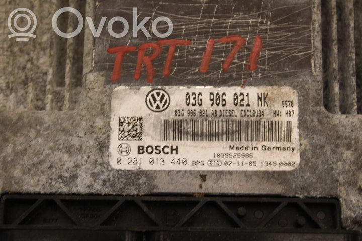 Volkswagen PASSAT B6 Unité de commande, module ECU de moteur
