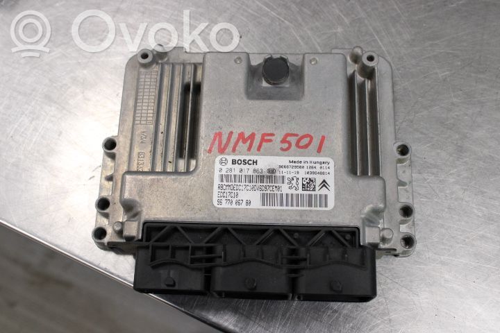 Unité de commande / module d'injection   0281017863,9677006780
