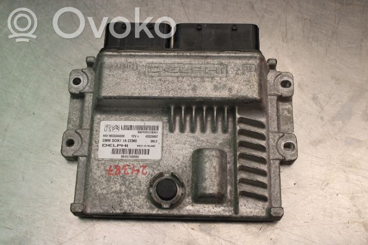 Peugeot Expert Injection control unit/module 