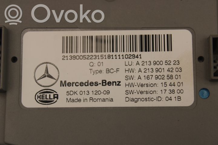 Module confort   A2139008123,A2139005223
