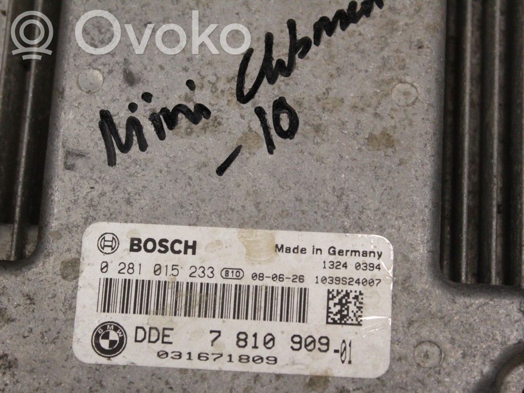 Injection control unit/module   781090901,0281015233