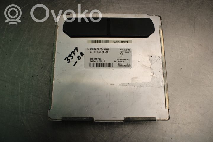 Unité de commande / module d'injection   A1111533579,5WK90420