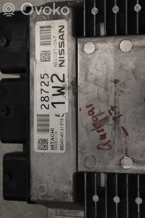 Nissan Qashqai Injection control unit/module 