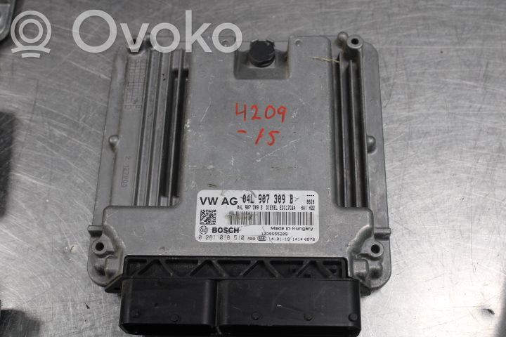 Unité de commande / module d'injection   0281018510,04L907309B