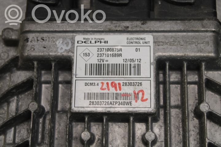 Nissan NV200 Unitate/modul comandă injecție 