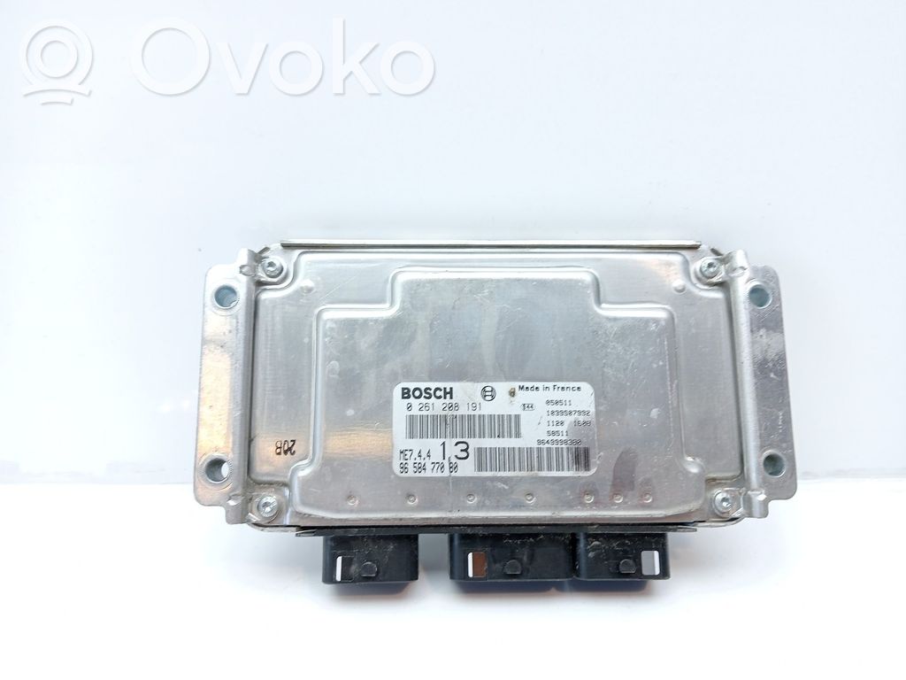 Peugeot 1007 Engine control unit/module 