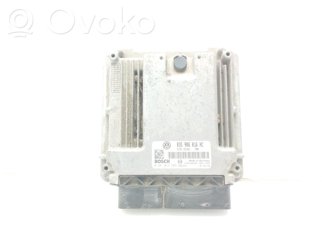 Engine control unit/module   03G906016HC,0281012289