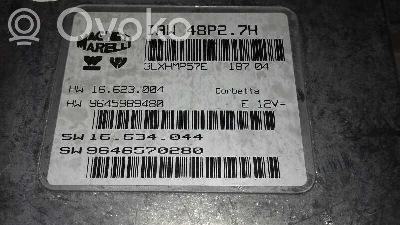 Unidad de control/módulo del motor   9646570280,9645989480,16634044