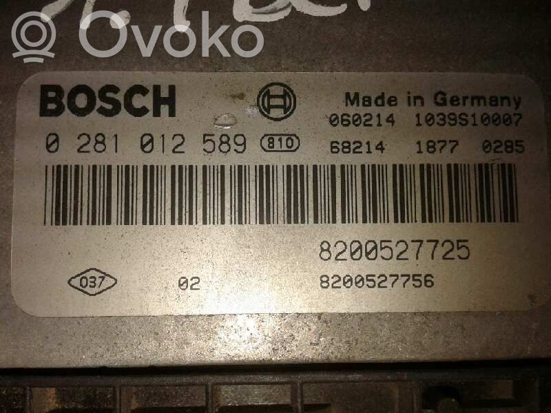 Engine control unit/module   0281012589,8200527725,8200527756