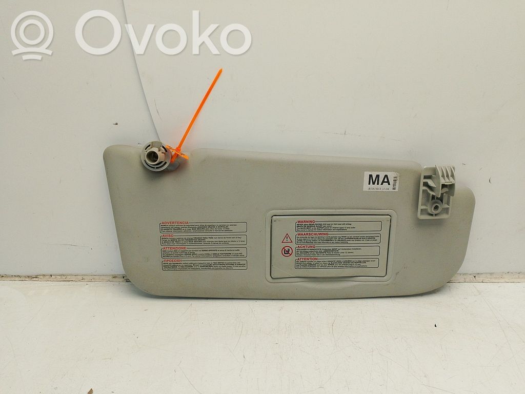 Nissan Qashqai Sun visor 